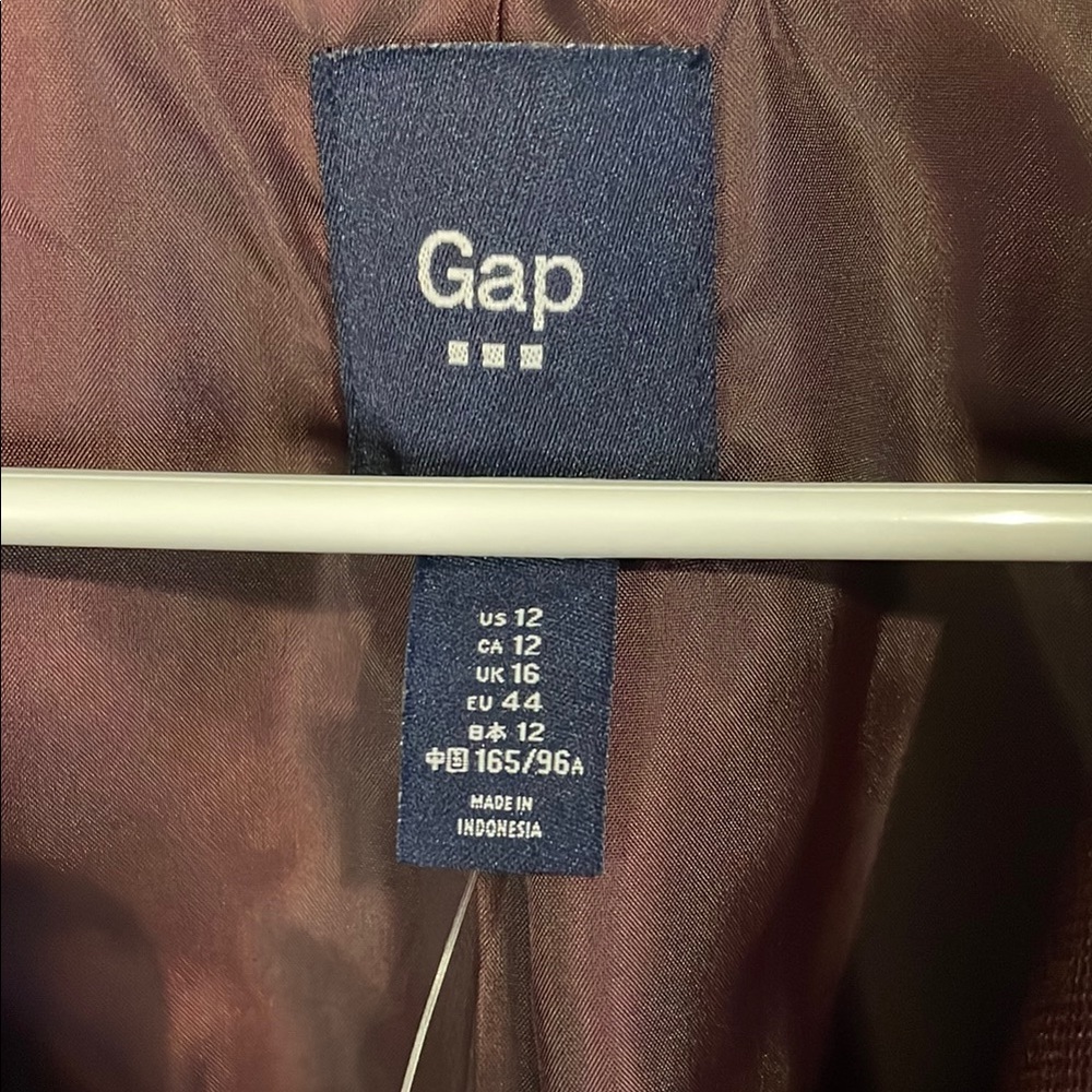 GAP Eggplant Blazer Structured Suit Jacket - Picture 2 of 9